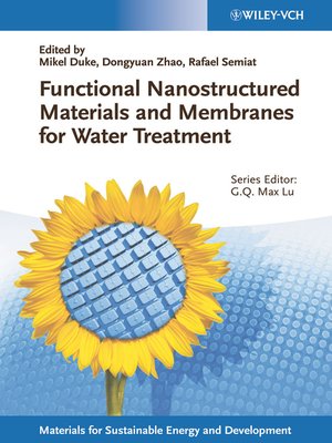 cover image of Functional Nanostructured Materials and Membranes for Water Treatment